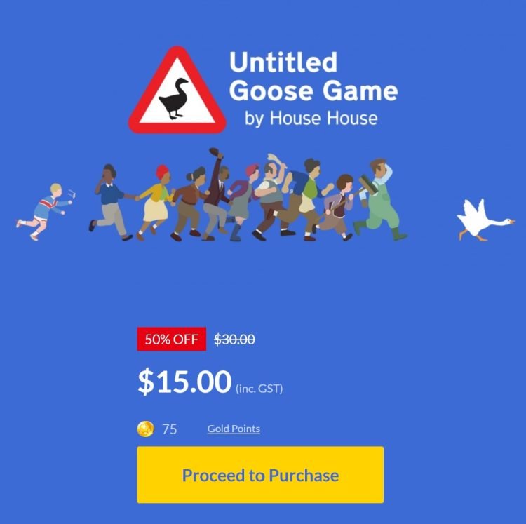 Untitled Goose Game Nintendo Switch Deal