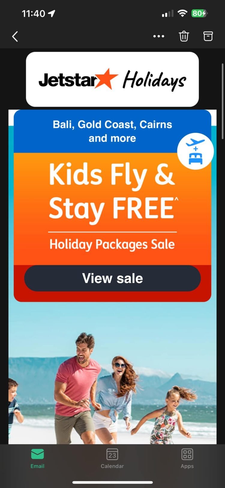 Jetstar Kids Fly and Stay Free