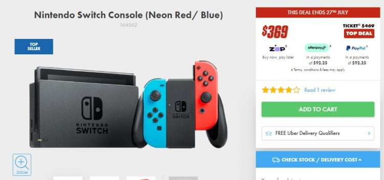 Nintendo Switch special at the Good Guys