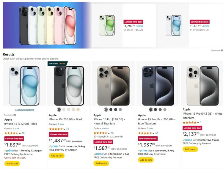 Apple iPhone 15 deals