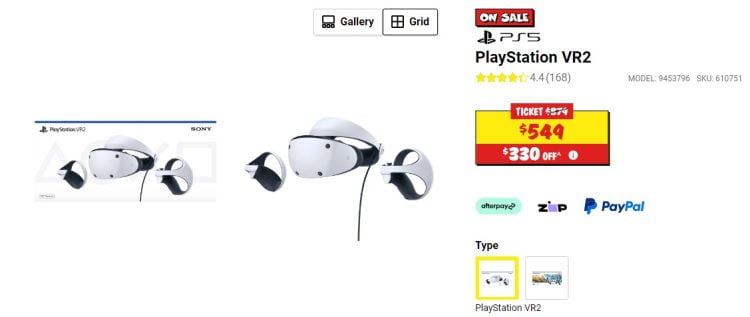 JB Hi-Fi: PlayStation VR2 on sale – now $549