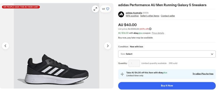 Adidas Galaxy 5 discount