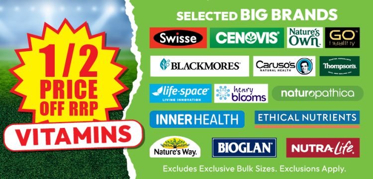 Chemist Warehouse: 50% off Vitamins