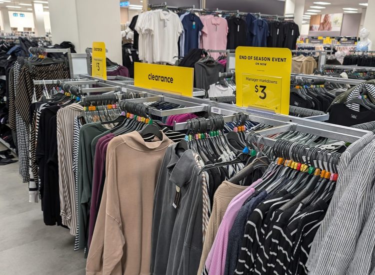 Target (Castle Hill): Manager Markdowns Curve Range $3