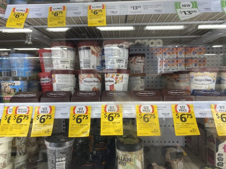 Coles: Haagen Dazs Ice Cream $6.75