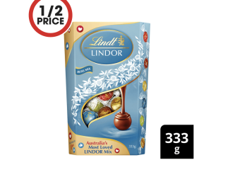Coles: Lindt Lindor Bliss Mix Chocolate Cornet 333g $13