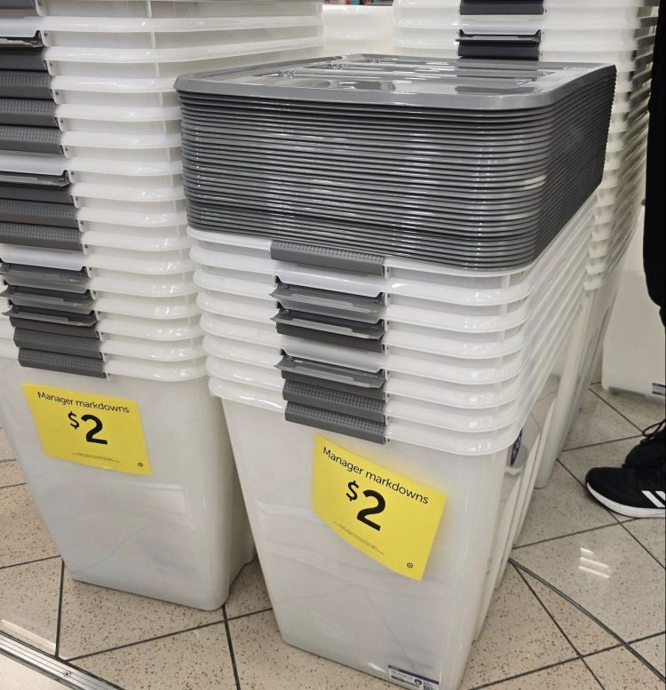 Target (Broadway): Anko 120L Storage Tub $2