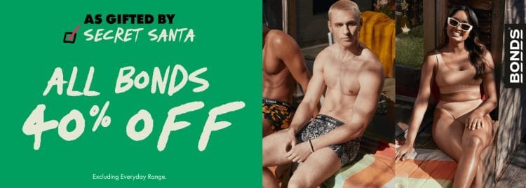 Big W: 40% Off the Entire Bonds Range