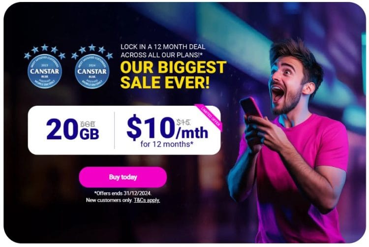 Circles Life: Biggest Sale Ever 20GB for $10/month
