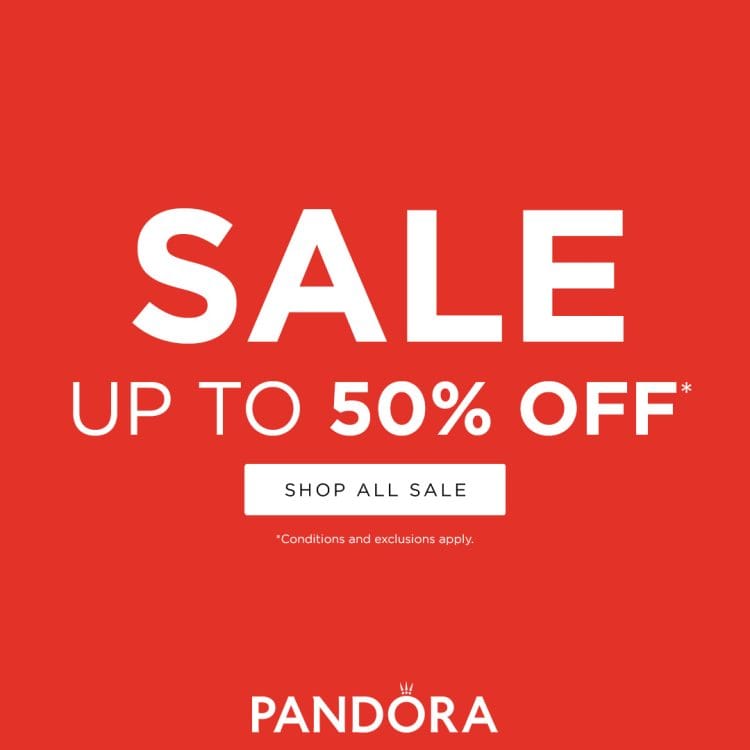 Pandora: End of Year sale – Up to 50% off select items
