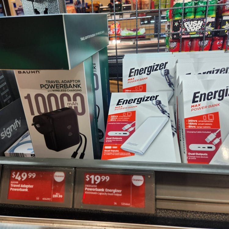 Aldi (Altona Gate): Energizer 10000mAh Powerbank clearance for $19.99
