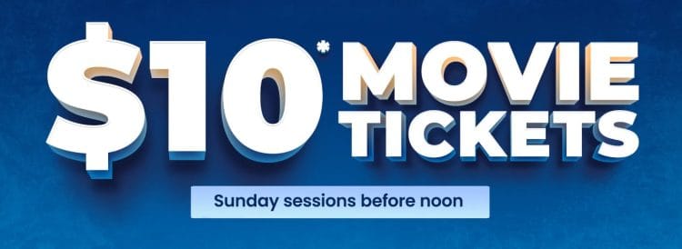 Hoyts: $10 movie tickets for Sunday sessions before noon