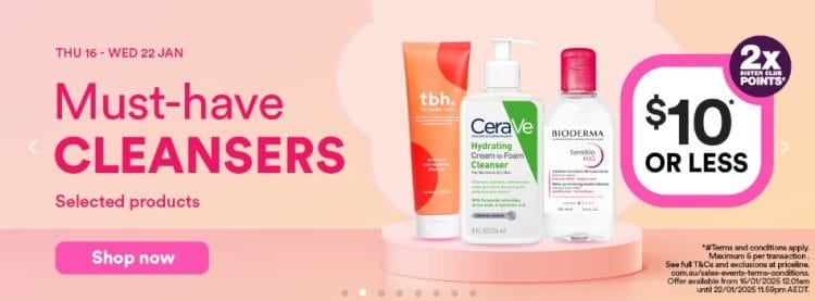 Priceline: Select Cleaners on sale for $10 or less