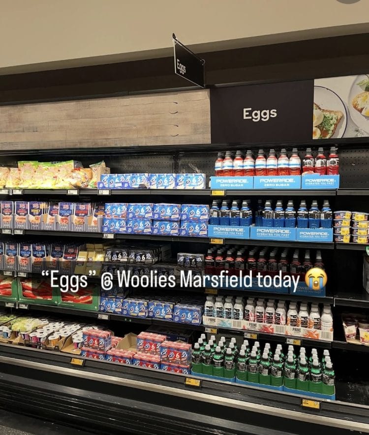 When you go Woolies to buy eggs and see this
