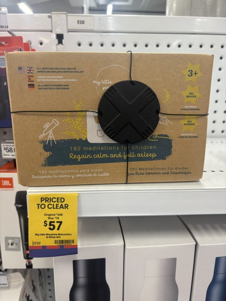 Officeworks (Pitt St): My Little Mophee Relaxation & Sleep Aid, was $149 now $57
