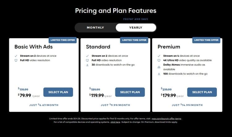 HBO Max: save up to $40 with the new introductory offer