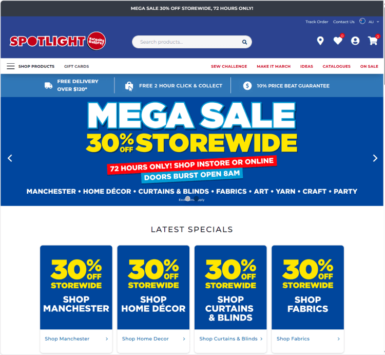 Spotlight: Mega 30% Off Storewide Sale