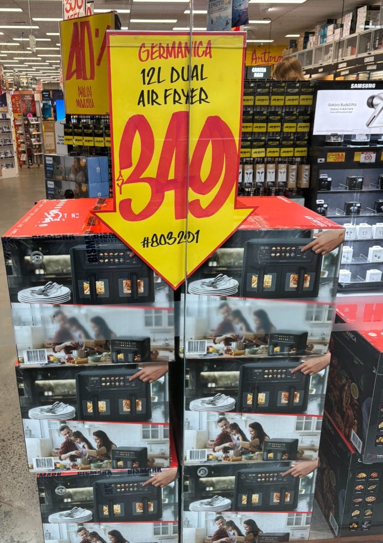 JB Hi-Fi: Germanica 12L Dual Air Fryer – $349