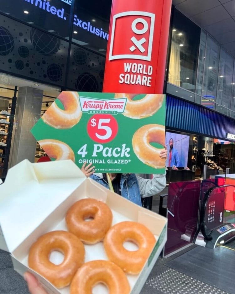 Krispy Kreme (Sydney CBD): 4-Pack Original Glazed for $5 (normally $13.50)