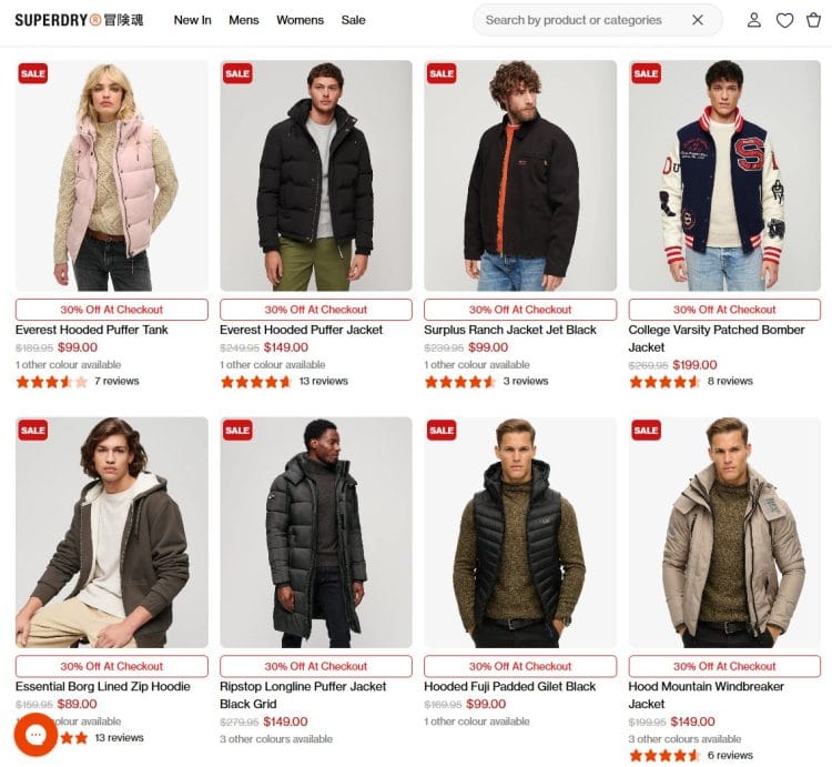 Superdry: 30% off everything sale