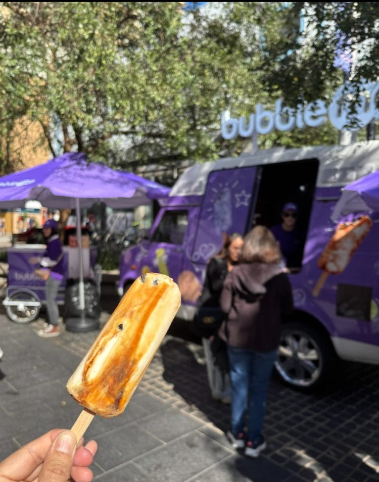 Bubbleme: Free ice cream today at Chatswood Mall market
