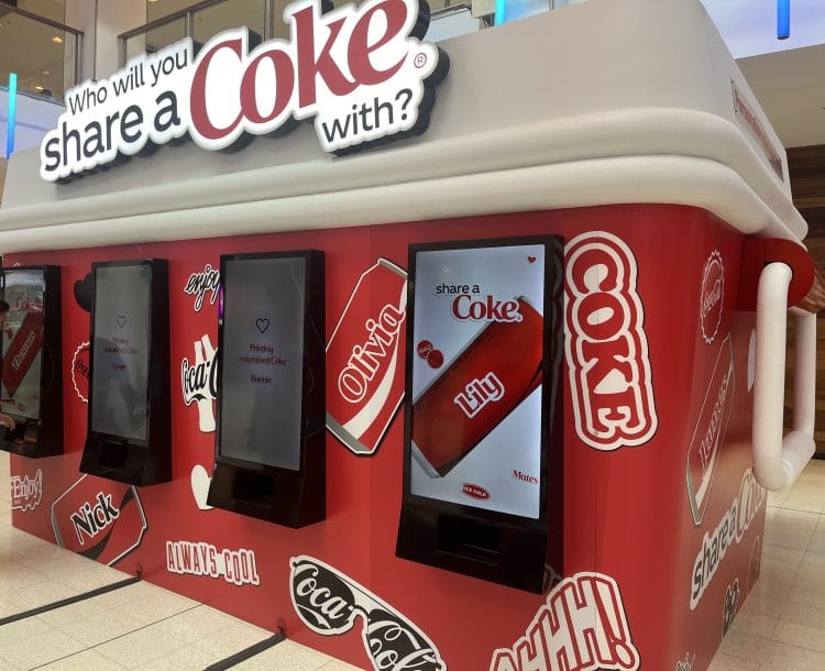 Coca-Cola: Free Customise Coca-Cola at Selected Locations