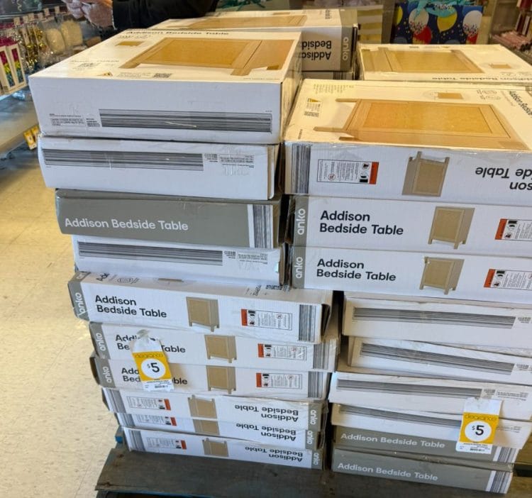 Kmart (Shepparton): Anko Addison Bedside Table clearance $5
