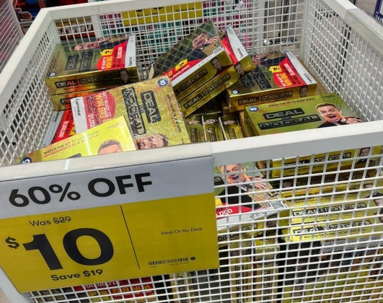Big W (Karingal): Deal or No Deal 60% off, $10