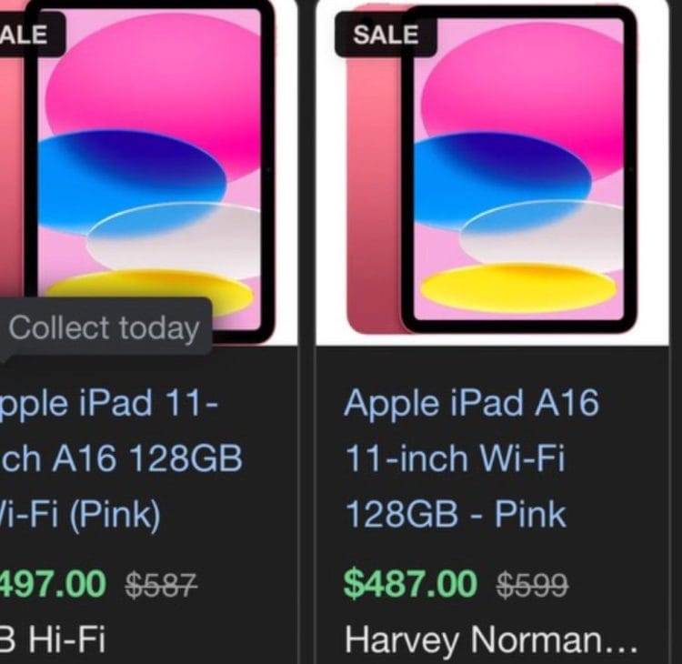 Officeworks iPad A16