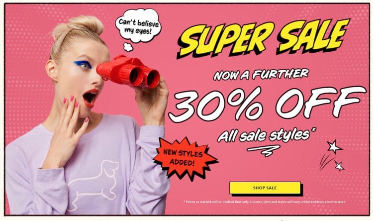 Peter Alexander: Super Sale – a further 30% off all sale styles
