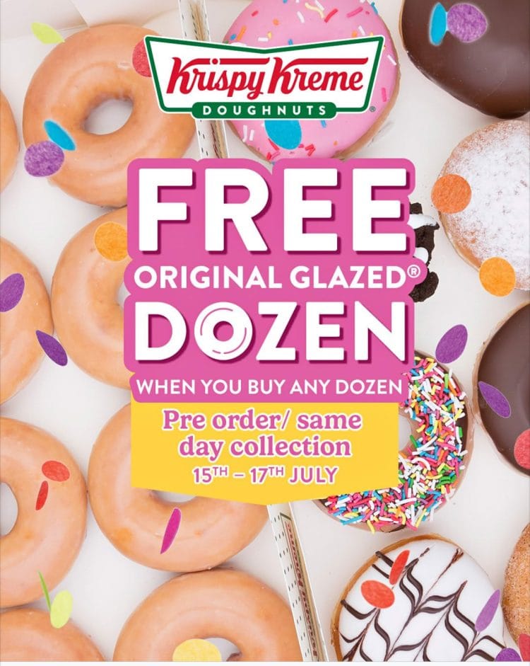 Krispy Kreme: Buy 1 Dozen, Get 1 OG Dozen Free