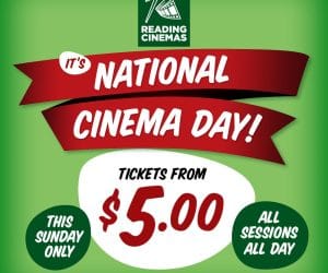 Reading Cinemas $5 5 September 2026