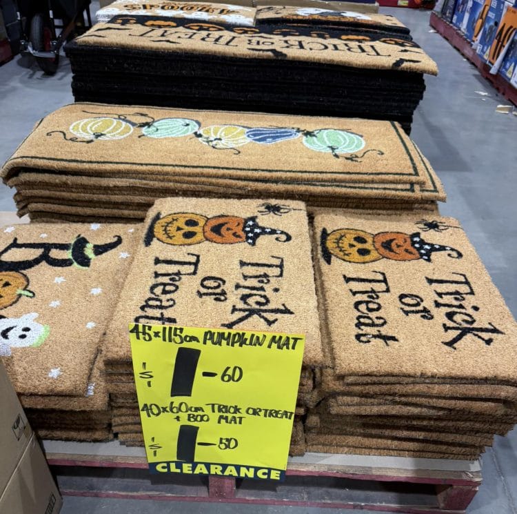 Bunnings: $1.60 pumpkin mats