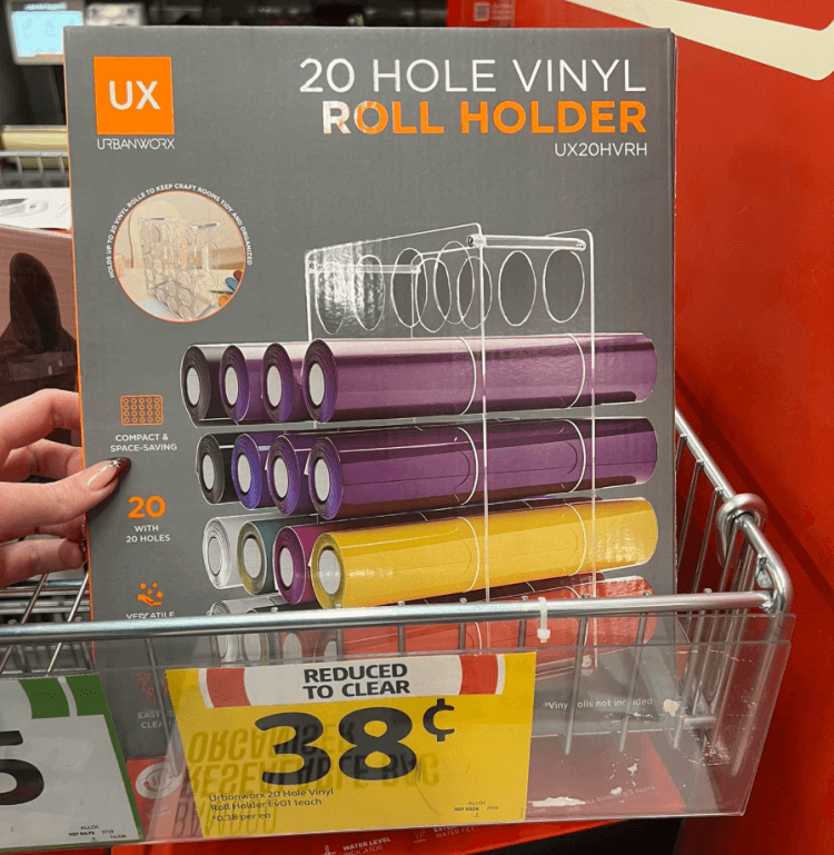 Urbanworx 20 hole vinyl roll holder $0.38