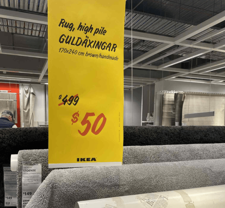 IKEA Rug $50