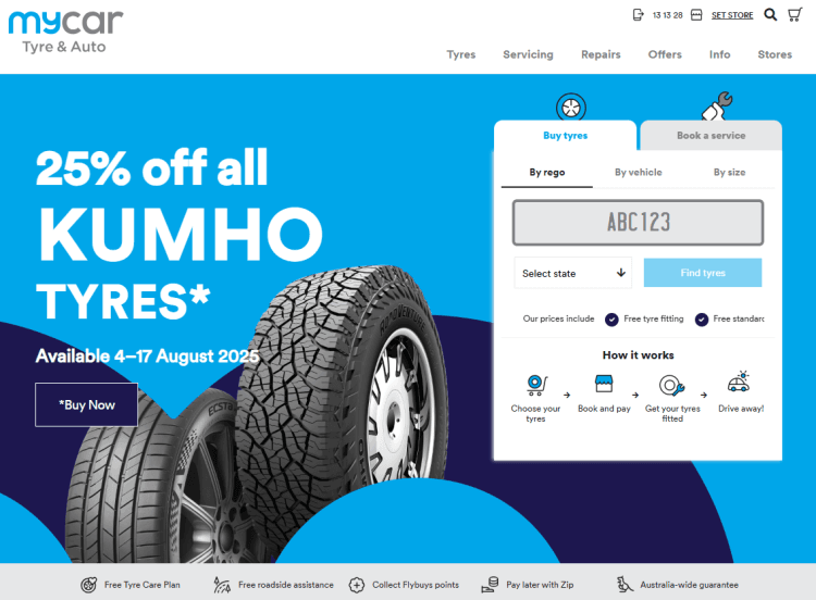 mycar kuhmo tyres promo 08082025