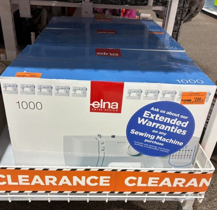 Spotlight (Queanbeyan): Elna 1000 Sewing Machine $200