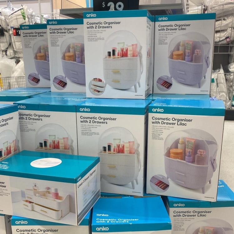 Kmart (Coomera): Cosmetic Organiser with 2 drawers $3
