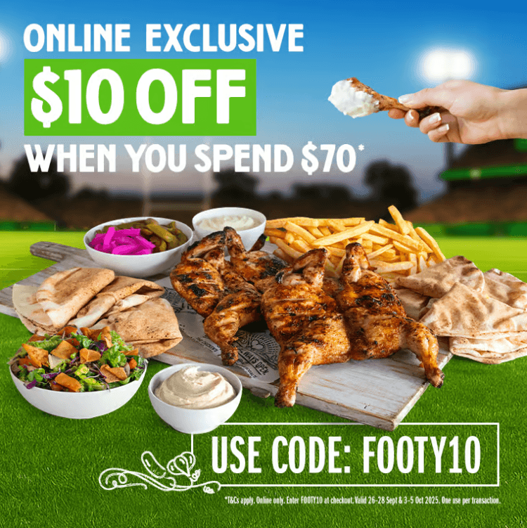 El Jannah: $10 off when you spend $70