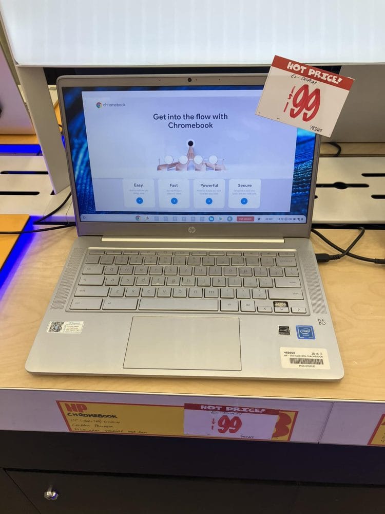 JB Hi-Fi (Gepps Cross): $99 HP Chromebook