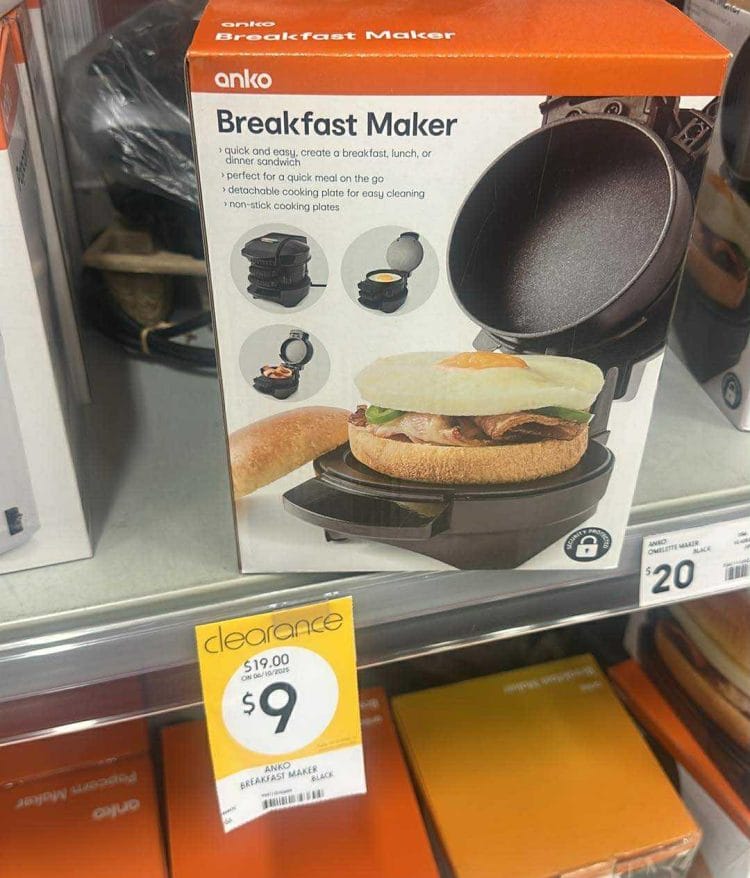 Kmart (Hyperdome): anko Breakfast Maker $9