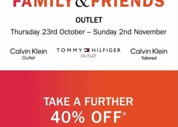 Tommy Hilfiger: Family and Friends Outlet – take a further 40% off