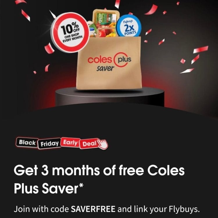 Coles Black Friday Early Deal 2025