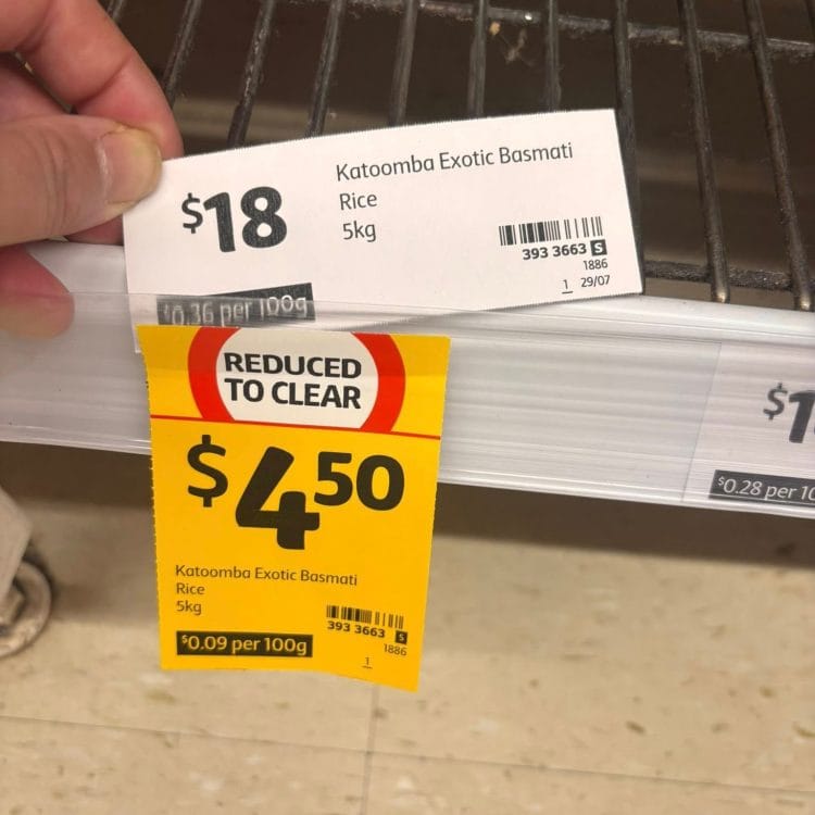 Coles Katoomba Exotic Basmati Rice 5kg
