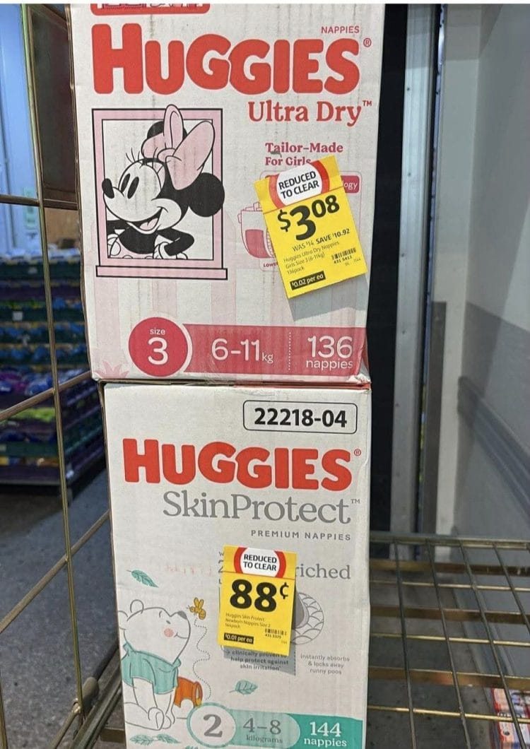 Coles: Huggies nappies down to 88c