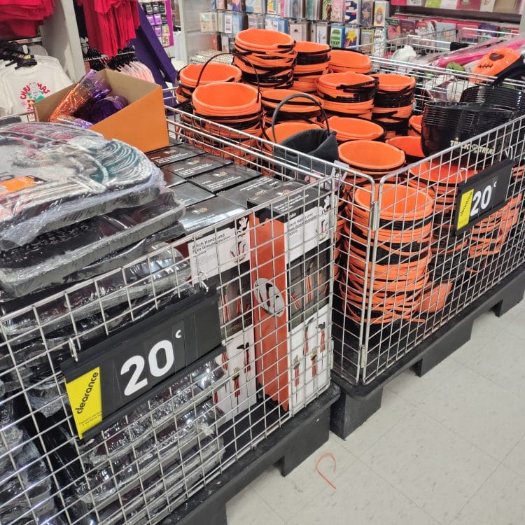 Kmart (Broadway): Halloween stock clearance for 20c
