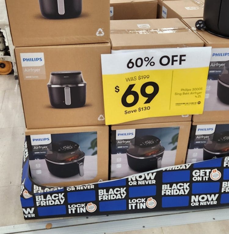 Big W (Brickworks): 60% off Philips 3000S Airfryer