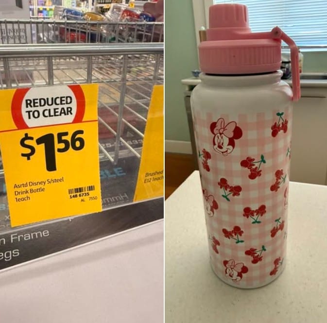 Coles: Disney Stainless Steel Drink Bottles $1.56
