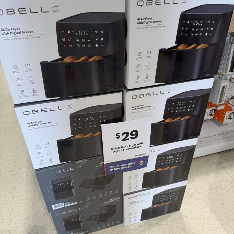 Officeworks: Qbell 4L Air Fryer $29