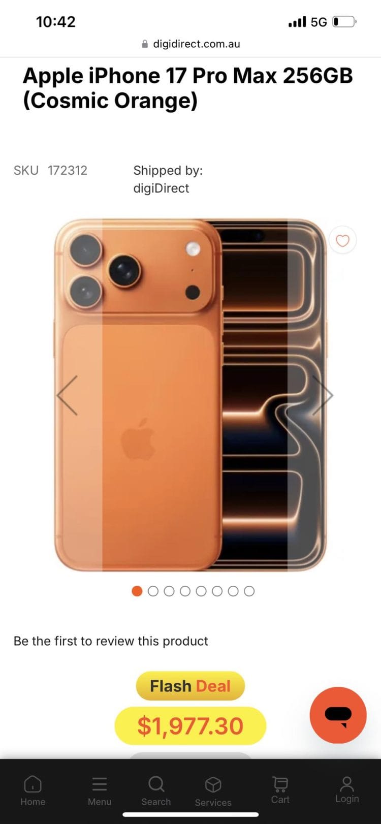 digiDirect iPhone 17 Pro Max $1977.30